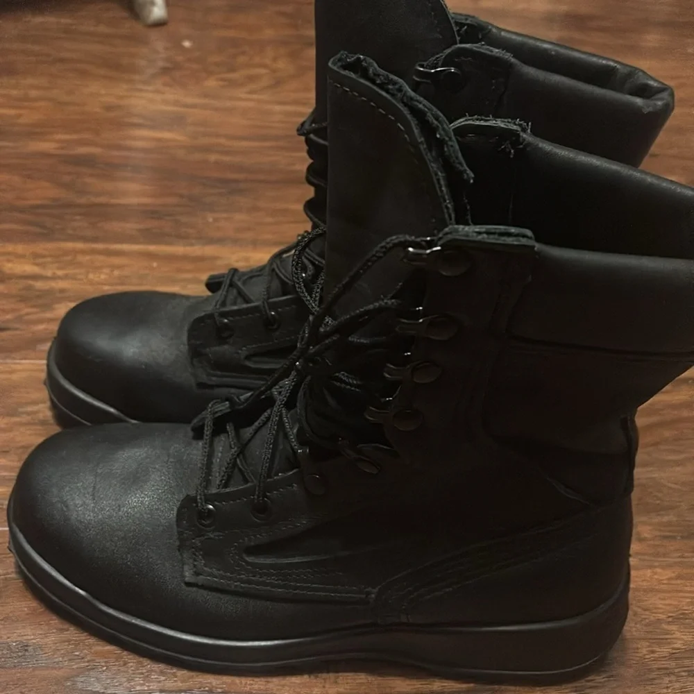 495 ST / Navy General Purpose Steel Toe Boot New 9